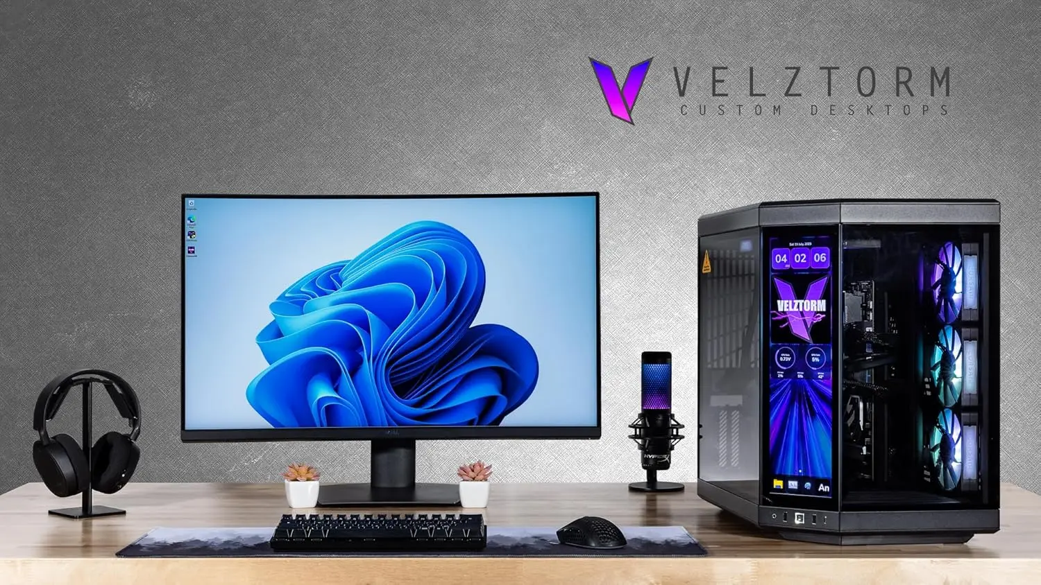 Velztorm LCD Black Praetix Cus - đánh giá và giá Rtx 5090 32Gb